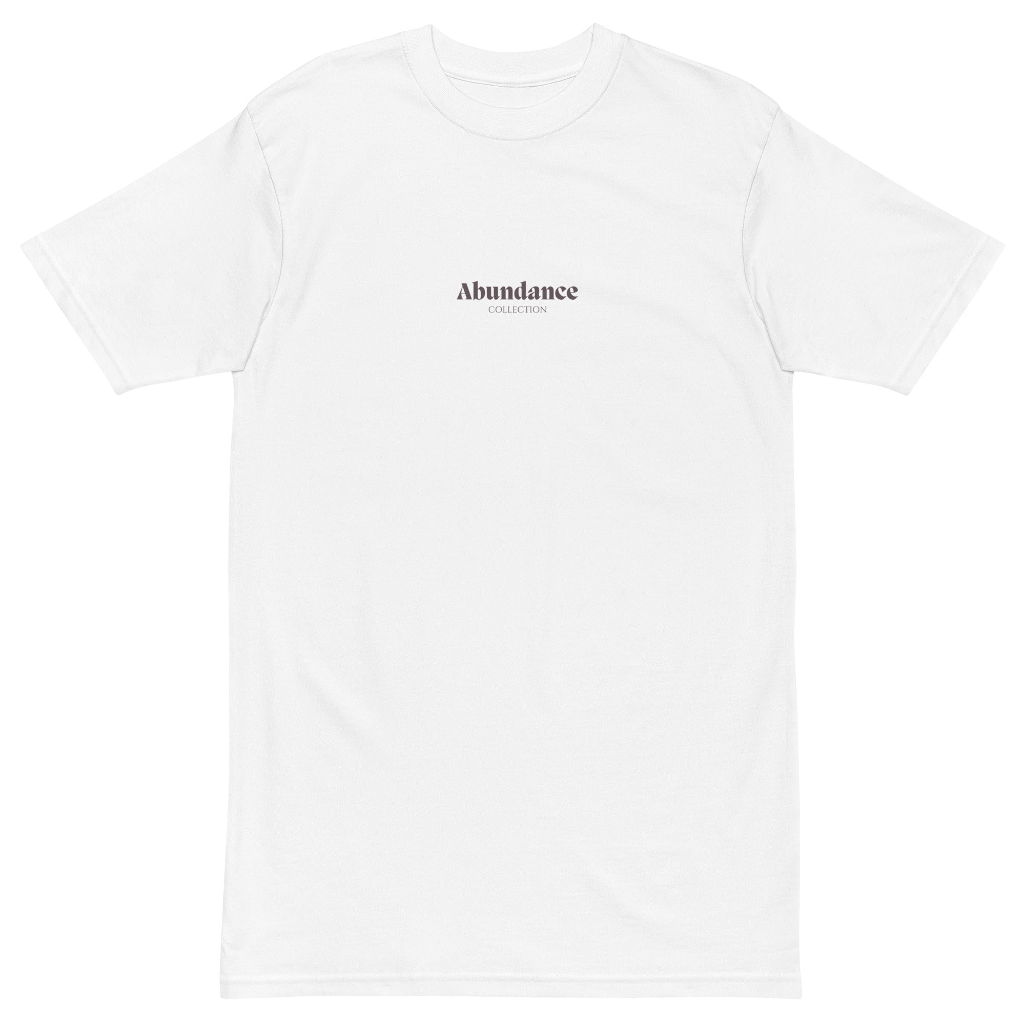 White abundance t-shirt