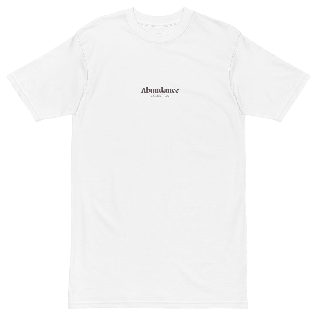 White abundance t-shirt