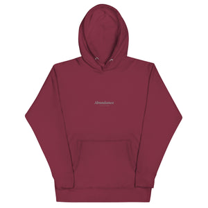 Maroon abundance hoodie